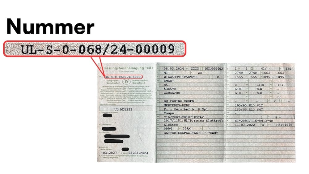 Ummeldung Form - Bundeszulassung 24