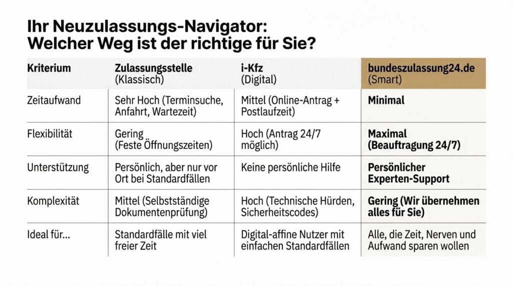 Was ist eine Neuzulassung? Der umfassende Leitfaden zur erstmaligen Zulassung Ihres neuen Fahrzeugs - Bundeszulassung24