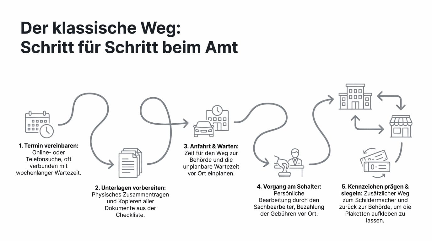 Wiederzulassung: Wie Sie Ihr stillgelegtes Fahrzeug einfach und schnell wieder auf die Straße bringen - Bundeszulassung24